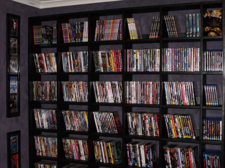 DVD SHELVES – FINISHED